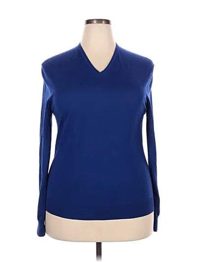 Pre-owned Unbranded Pullover Sweater In Blue
