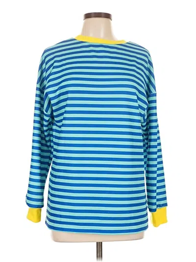 Pre-owned Unbranded Pullover Sweater In Blue