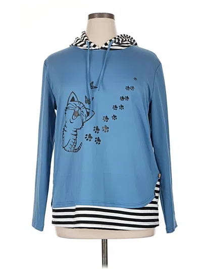 Pre-owned Unbranded Pullover Sweater In Blue