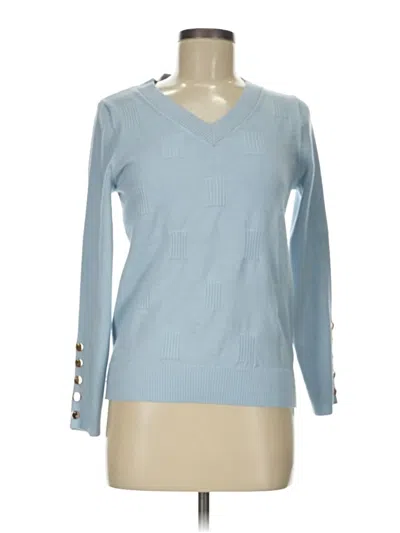 Pre-owned Unbranded Pullover Sweater In Blue