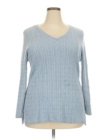 Pre-owned Unbranded Pullover Sweater In Blue