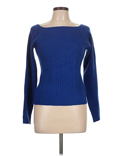 Pre-owned Unbranded Pullover Sweater In Blue