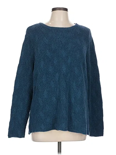 Pre-owned Unbranded Pullover Sweater In Blue