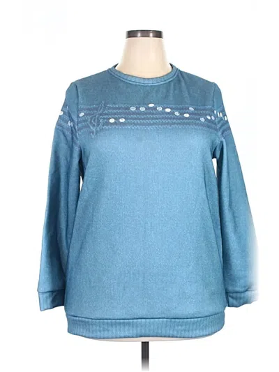 Pre-owned Unbranded Pullover Sweater In Blue