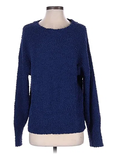 Pre-owned Unbranded Pullover Sweater In Blue