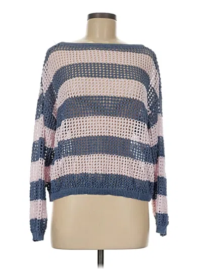 Pre-owned Unbranded Pullover Sweater In Blue