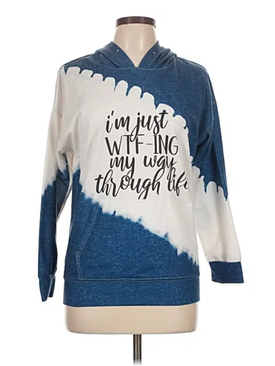 Pre-owned Unbranded Pullover Sweater In Blue