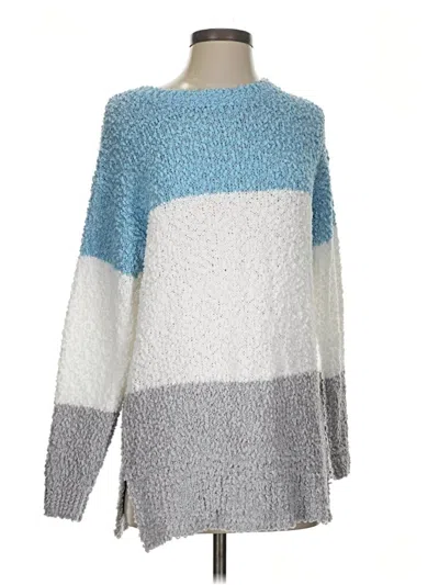 Pre-owned Unbranded Pullover Sweater In Blue
