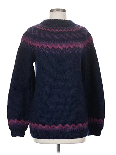 Pre-owned Unbranded Pullover Sweater In Blue