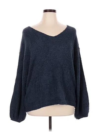 Pre-owned Unbranded Pullover Sweater In Blue