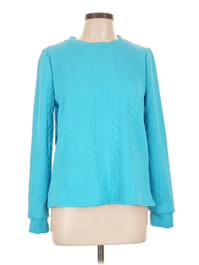 Pre-owned Unbranded Pullover Sweater In Blue