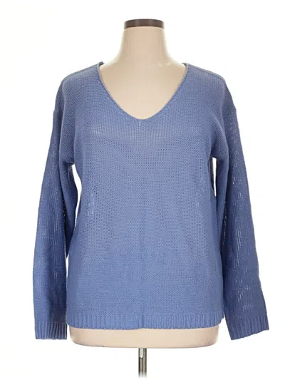 Pre-owned Unbranded Pullover Sweater In Blue