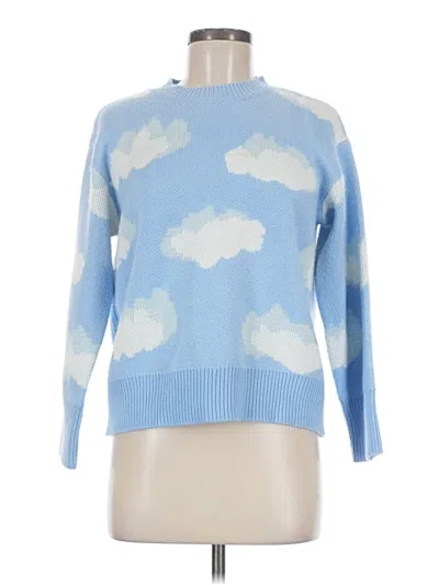 Pre-owned Unbranded Pullover Sweater In Blue
