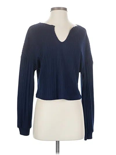 Pre-owned Unbranded Pullover Sweater In Blue