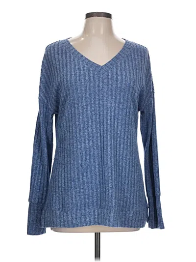 Pre-owned Unbranded Pullover Sweater In Blue