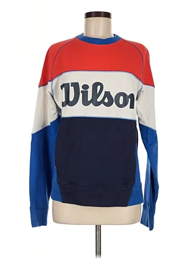 Pre-owned Unbranded Pullover Sweater In Blue