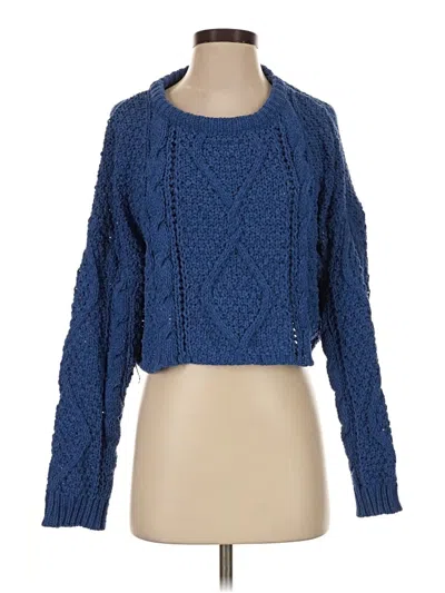 Pre-owned Unbranded Pullover Sweater In Blue
