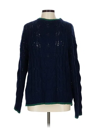 Pre-owned Unbranded Pullover Sweater In Blue