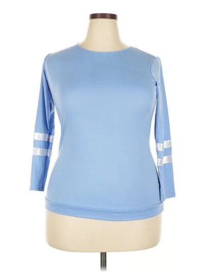 Pre-owned Unbranded Pullover Sweater In Blue