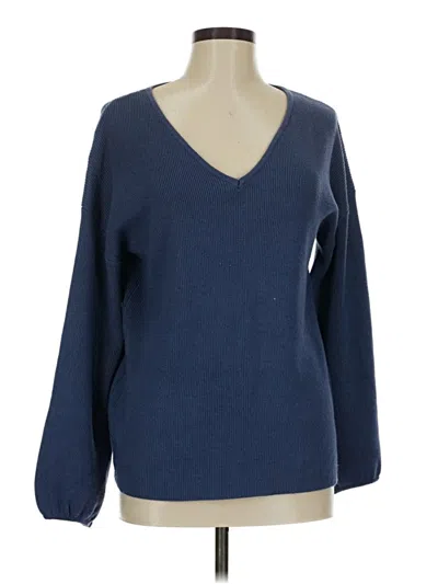 Pre-owned Unbranded Pullover Sweater In Blue