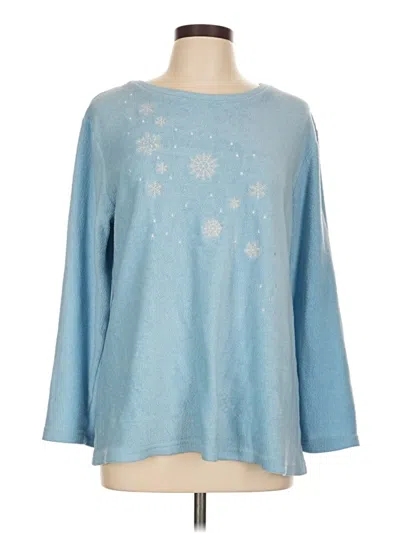 Pre-owned Unbranded Pullover Sweater In Blue