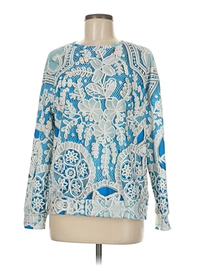 Pre-owned Unbranded Pullover Sweater In Blue