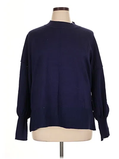 Pre-owned Unbranded Pullover Sweater In Blue