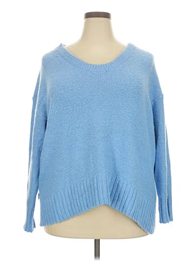 Pre-owned Unbranded Pullover Sweater In Blue