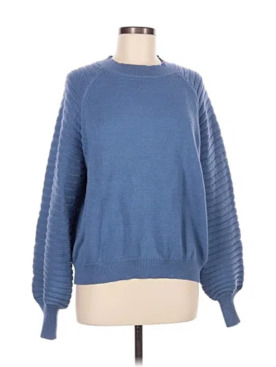 Pre-owned Unbranded Pullover Sweater In Blue