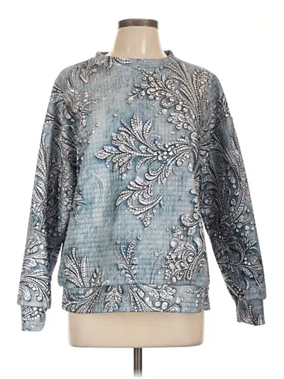 Pre-owned Unbranded Pullover Sweater In Blue