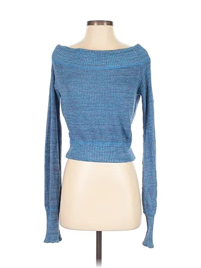 Pre-owned Unbranded Pullover Sweater In Blue