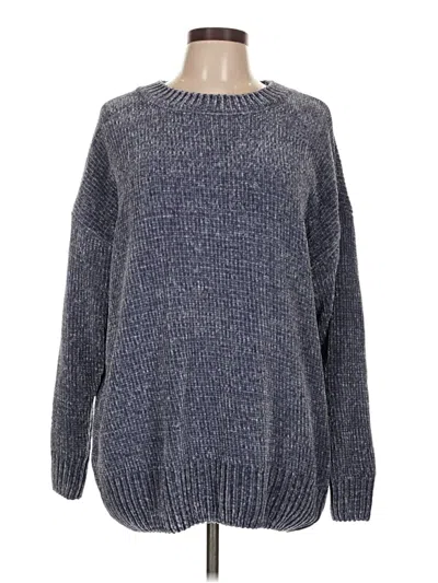 Pre-owned Unbranded Pullover Sweater In Blue