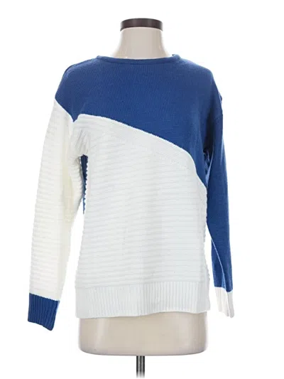 Pre-owned Unbranded Pullover Sweater In Blue