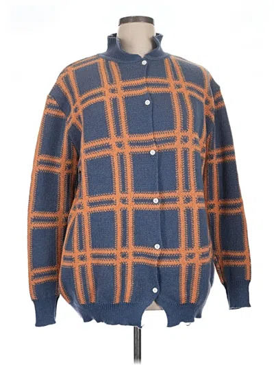 Pre-owned Unbranded Pullover Sweater In Blue