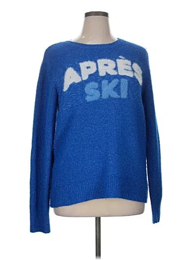 Pre-owned Unbranded Pullover Sweater In Blue