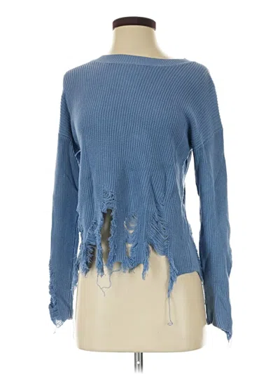 Pre-owned Unbranded Pullover Sweater In Blue
