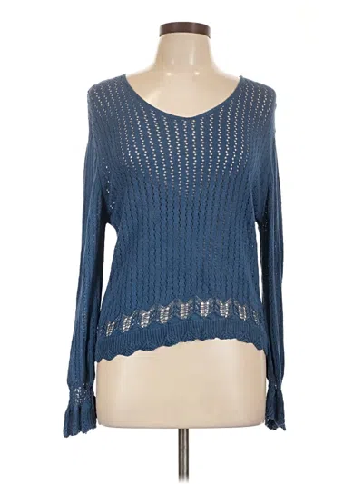 Pre-owned Unbranded Pullover Sweater In Blue