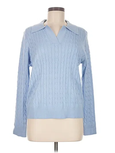 Pre-owned Unbranded Pullover Sweater In Blue