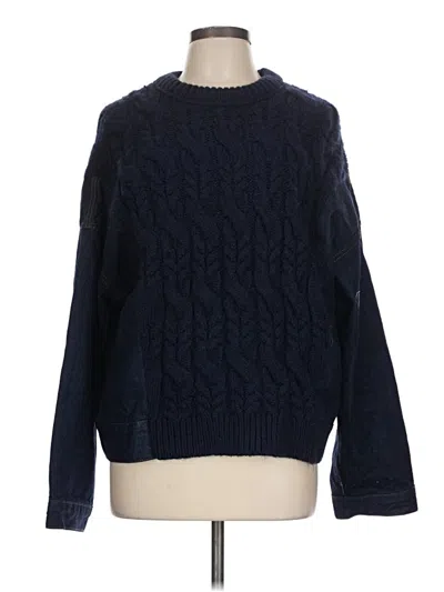 Pre-owned Unbranded Pullover Sweater In Blue