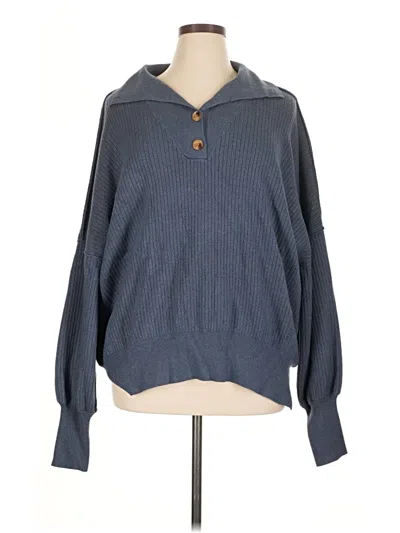Pre-owned Unbranded Pullover Sweater In Blue
