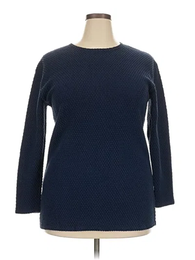 Pre-owned Unbranded Pullover Sweater In Blue