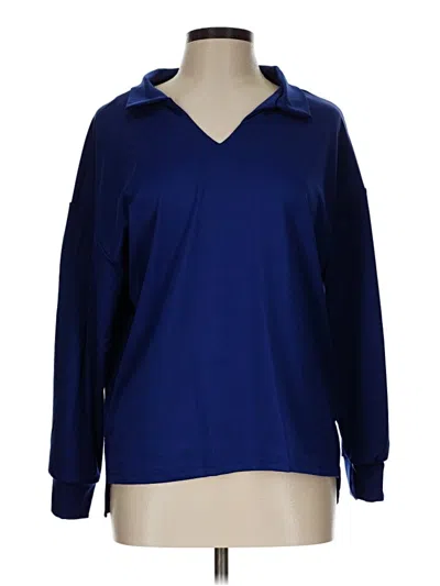 Pre-owned Unbranded Pullover Sweater In Blue