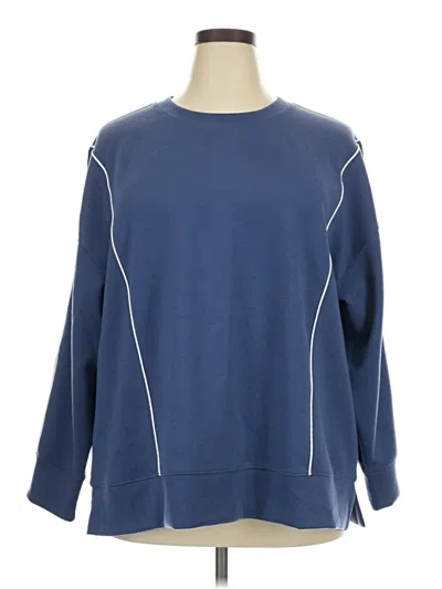 Pre-owned Unbranded Pullover Sweater In Blue