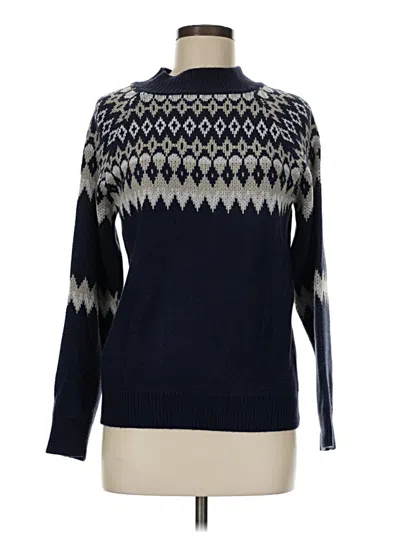 Pre-owned Unbranded Pullover Sweater In Blue