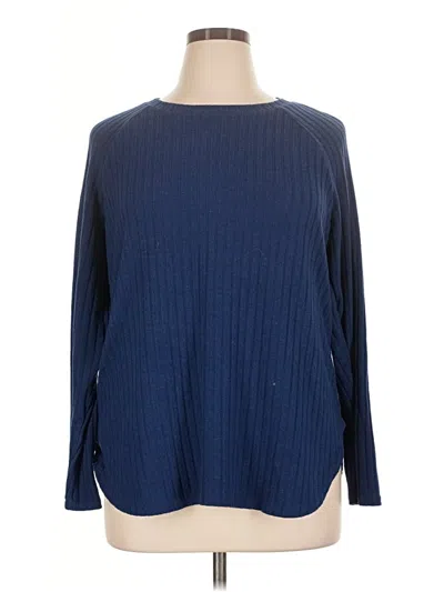 Pre-owned Unbranded Pullover Sweater In Blue
