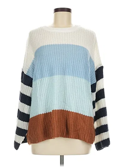 Pre-owned Unbranded Pullover Sweater In Blue