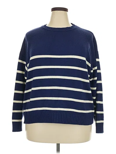Pre-owned Unbranded Pullover Sweater In Blue