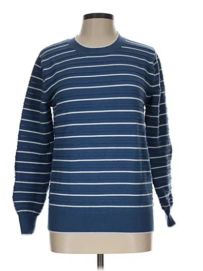 Pre-owned Unbranded Pullover Sweater In Blue