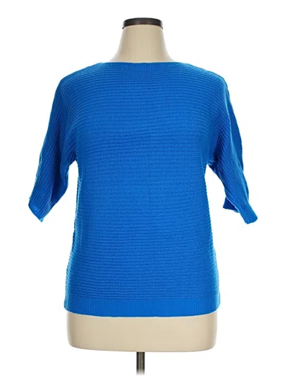 Pre-owned Unbranded Pullover Sweater In Blue