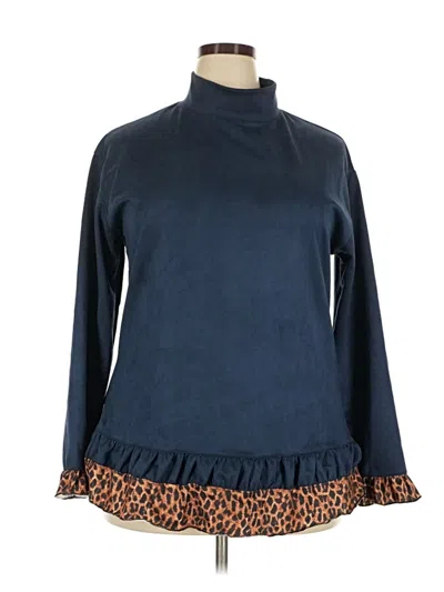 Pre-owned Unbranded Pullover Sweater In Blue